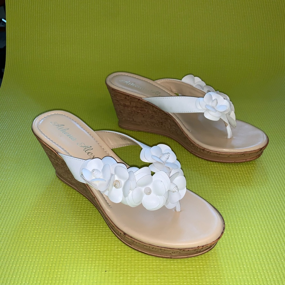 Athena Alexander Wedges Size 10